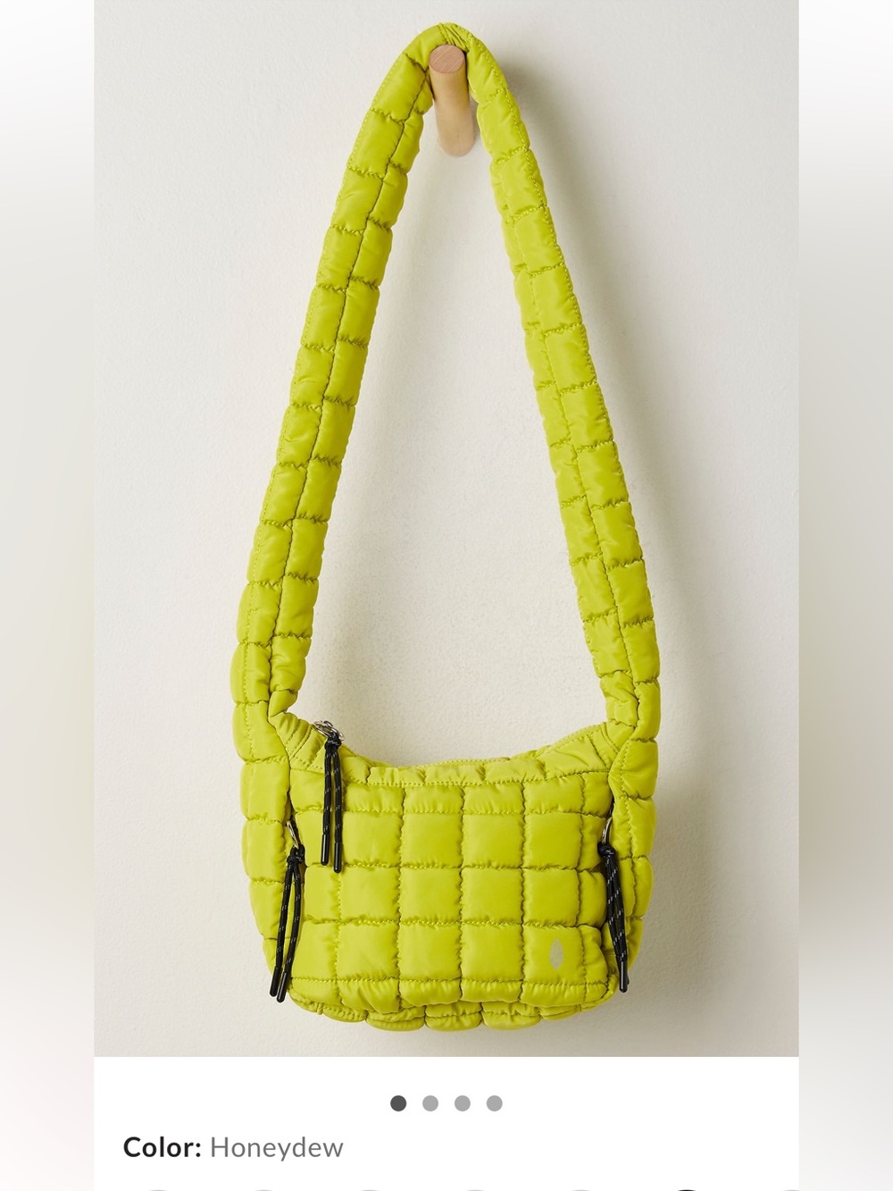 FP Movement by Free People Honeydew Quilted Baby Carryall Sling Bag